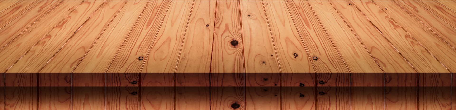 Empty wood table